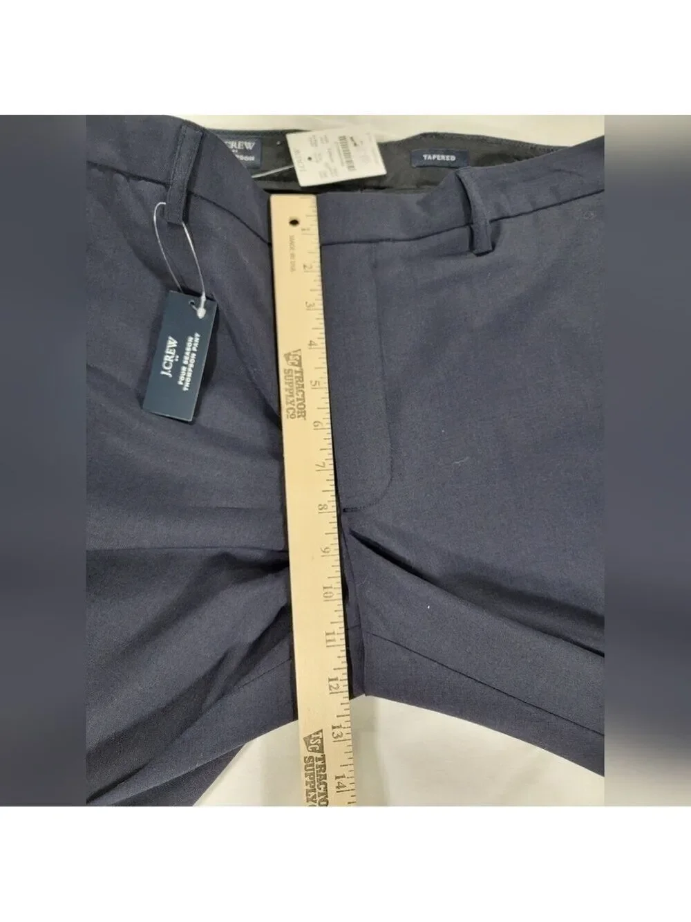 J. Crew Blue Dress Trousers with Formal Style and Straight Leg Cut